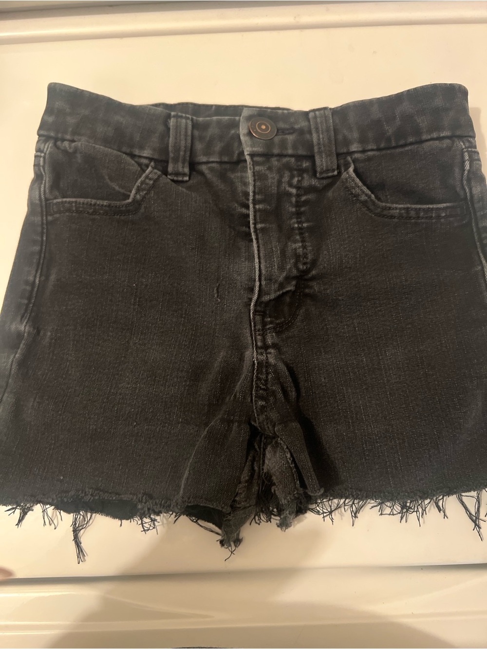 American Eagle Outfitters Black Denim Cutoff Shorts